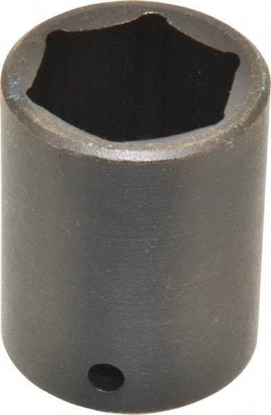 Blackhawk by Proto - 1/2" Drive 1-1/8" Standard Impact Socket - 6 Points, 2" OAL - Americas Industrial Supply