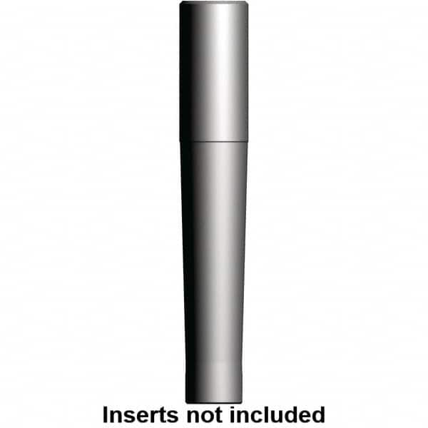 Kennametal - 1" Straight Shank Milling Tip Insert Holder & Shank - 6" Projection, 0.827" Neck Diam, M12 Neck Thread, 0.827" Nose Diam, 8.11" OAL, Tungsten Alloy M-21 Tool Holder - Americas Industrial Supply