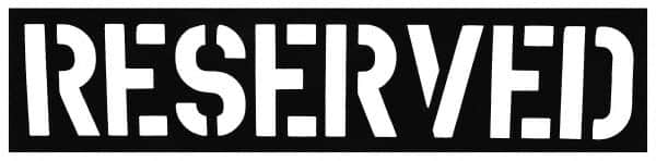 C.H. Hanson - Facility Stencils Type: Message Only Message Type: Parking Lot - Americas Industrial Supply