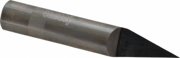Accupro - 1/2 Inch Diameter, 3 Inch Overall Length, 5/8 Inch Split Length, Solid Carbide, Conical Point Split End Carbide Blank - Single End, 30° Point - Americas Industrial Supply