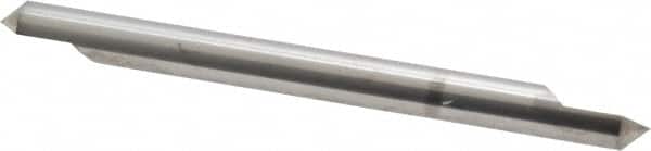 Accupro - 5/16 Inch Diameter, 4 Inch Overall Length, 1/2 Inch Split Length, Solid Carbide, Conical Point Split End Carbide Blank - Single End, 90° Point - Americas Industrial Supply