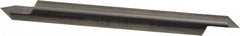 Accupro - 3/8 Inch Diameter, 4 Inch Overall Length, 1/2 Inch Split Length, Solid Carbide, Conical Point Split End Carbide Blank - Single End, 90° Point - Americas Industrial Supply