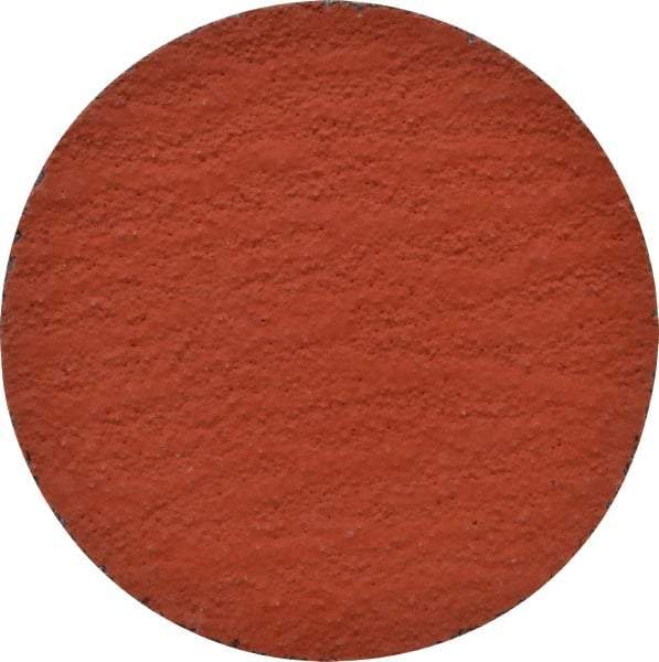 3M - 3" Disc Diam, 50 Grit, Ceramic Quick Change Disc - Type R Attaching System, Coated, Orange, Coarse Grade, 20,000 RPM, 777F Series - Americas Industrial Supply