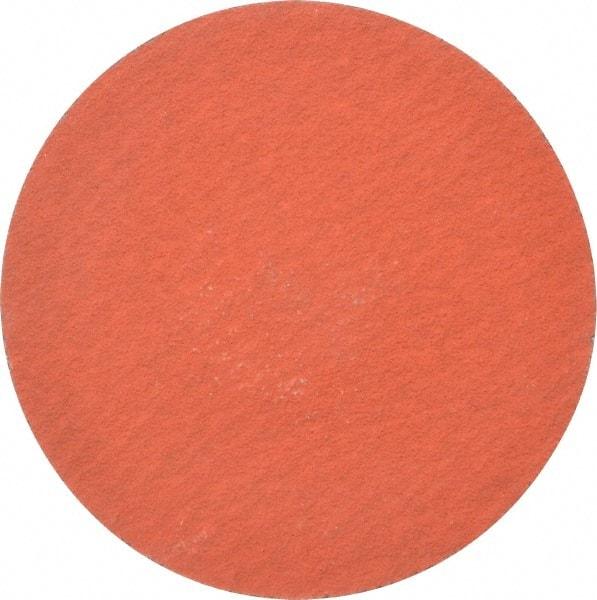 3M - 3" Disc Diam, 120 Grit, Ceramic Quick Change Disc - Type R Attaching System, Coated, Orange, Fine Grade, 20,000 RPM, 777F Series - Americas Industrial Supply