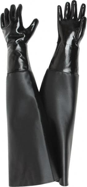 Made in USA - Size L (7) Neoprene Sand Blasting Work Gloves - For General Purpose, Uncoated, Paired - Americas Industrial Supply