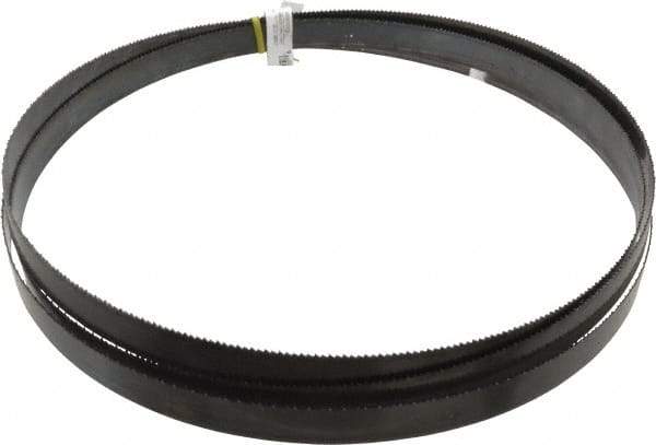 Starrett - 8/S TPI, 11' 6" Long x 1" Wide x 0.035" Thick, Welded Band Saw Blade - Carbon Steel, Toothed Edge, Raker Tooth Set, Flexible Back, Contour Cutting - Americas Industrial Supply