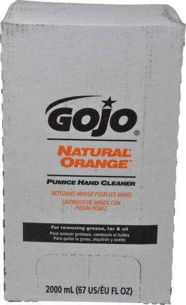 GOJO - 2 L Bag-in-Box Refill Liquid Hand Cleaner - General Duty, White, Orange Scent - Americas Industrial Supply