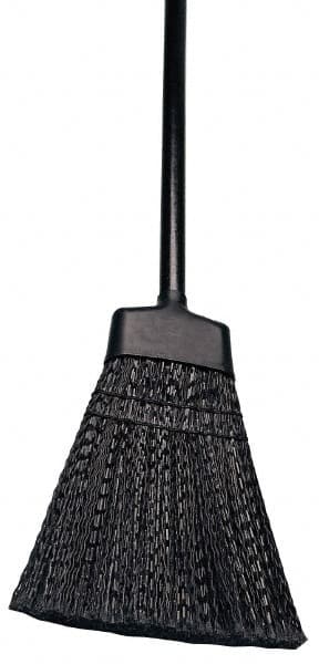 Ability One - 56" OAL Polypropylene Bristle Corn Broom - Plastic-Coated Metal Handle - Americas Industrial Supply