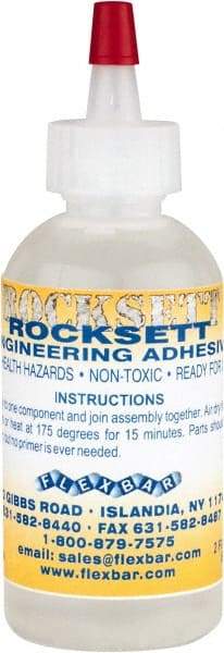Flexbar - 2 oz Bottle Ceramic Adhesive - 5 to 10 min Working Time, Series 15014 - Americas Industrial Supply