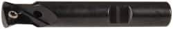 Dorian Tool - 60° Included Angle, 1/2 Inch Max Cutting Diameter, 1 Cutter Insert, 3/8 Inch Shank Diameter, TDEX 110204-EN Insert Style, Indexable Dovetail Cutter - 2.39 Inch Overall Length - Americas Industrial Supply
