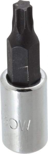 Proto - 1/4" Drive, T30 Torx Bit Socket - 1-3/4" OAL - Americas Industrial Supply