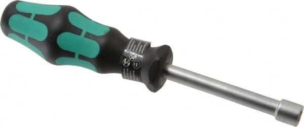 Wera - 11/32" Hollow Shaft Nutdriver - Ergonomic Handle, 7-1/4" OAL - Americas Industrial Supply