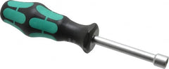 Wera - 3/8" Hollow Shaft Nutdriver - Ergonomic Handle, 7-1/4" OAL - Americas Industrial Supply