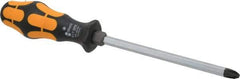Wera - #3, 10-1/4" OAL, Demolition Phillips Screwdriver - 6" Blade Length, Hexagon Shank, Ergonomic Handle - Americas Industrial Supply