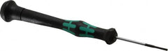 Wera - Electronic/Electrostatic Slotted Screwdriver - 40mm Blade Length, Round Shank, Ergonomic Handle - Americas Industrial Supply