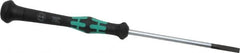 Wera - Electronic/Electrostatic Slotted Screwdriver - 80mm Blade Length, Round Shank, Ergonomic Handle - Americas Industrial Supply