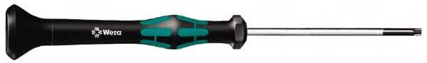 Wera - T10 Torx Driver - 2-3/8" Blade Length, 6-3/16" OAL, Micro Handle - Americas Industrial Supply