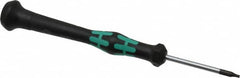 Wera - T6 Torx Driver - 1-9/16" Blade Length, 3-7/8" OAL, Micro Handle - Americas Industrial Supply