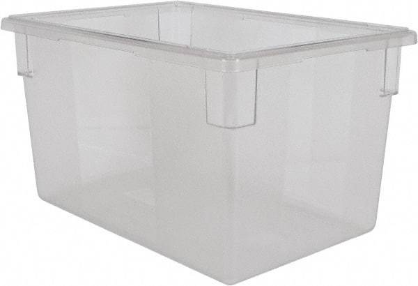 Rubbermaid - Rectangular, Clear Polycarbonate Food Tote Box - 15" High x 18" Wide x 26" Long - Americas Industrial Supply