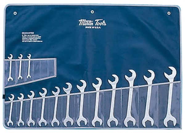 Martin Tools - 15 Piece, 3/8 to 1-1/4" Hydraulic Wrench Set - Americas Industrial Supply