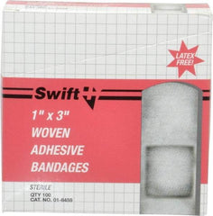North - 3" Long x 1" Wide, General Purpose Self-Adhesive Bandage - Beige, Woven Fabric Bandage - Americas Industrial Supply