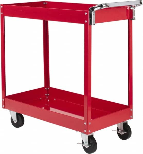 Sunex Tools - 350 Lb Capacity, 17" Wide x 34" Long x 33" High Service Cart - 2 Shelf, Steel - Americas Industrial Supply