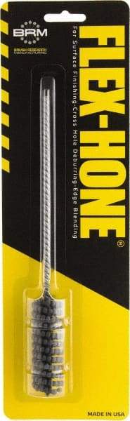 Brush Research Mfg. - 3/4" to 0.787" Bore Diam, 240 Grit, Boron Carbide Flexible Hone - Fine, 8" OAL - Americas Industrial Supply