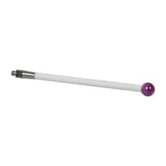 Renishaw - 0.1969 Inch Ball Diameter, Ceramic Stem, M2 Thread, Ruby Point Ball Tip CMM Stylus - 1.9685 Inch Working Length, 0.0984 Inch Stem Diameter, 1.9685 Inch Overall Length - Americas Industrial Supply