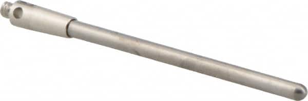 Renishaw - 0.08 Inch Ball Diameter, Stainless Steel Stem, M2 Thread, Carbide Point Ball Tip CMM Stylus - 1.26 Inch Working Length, 1.5748 Inch Overall Length - Americas Industrial Supply