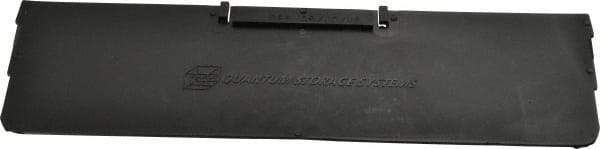 Quantum Storage - 11.1" Wide x 4" High, Black Bin Divider - Use with Quantum Storage Systems - QSB 109CON, QSB 110CON, QSB 116CON - Americas Industrial Supply