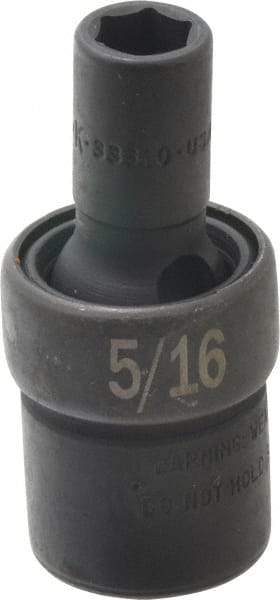 SK - 3/8" Drive 5/16" Standard Universal Impact Socket - 6 Points, 2" OAL - Americas Industrial Supply