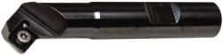 Kennametal - 45° Lead Angle, 0.897" Max Cut Diam, 0.46" Min Cut Diam, 4.96mm Max Depth of Cut, Indexable Chamfer and Angle End Mill - 1 Insert, SDEB 26152 Insert Style, 3" Overall Length, Straight Shank - Americas Industrial Supply