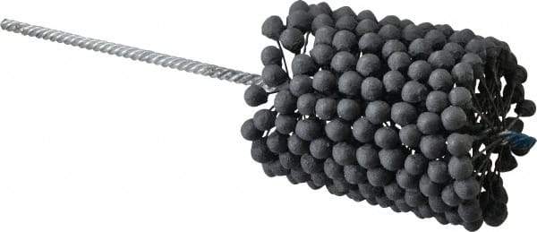 Brush Research Mfg. - 3-1/4" to 3-3/4" Bore Diam, 240 Grit, Silicon Carbide Flexible Hone - Extra Fine, 13-1/2" OAL - Americas Industrial Supply