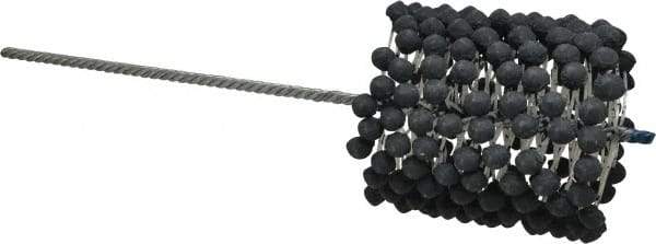 Brush Research Mfg. - 4-1/2" to 5" Bore Diam, 240 Grit, Silicon Carbide Flexible Hone - Extra Fine, 17-1/2" OAL - Americas Industrial Supply