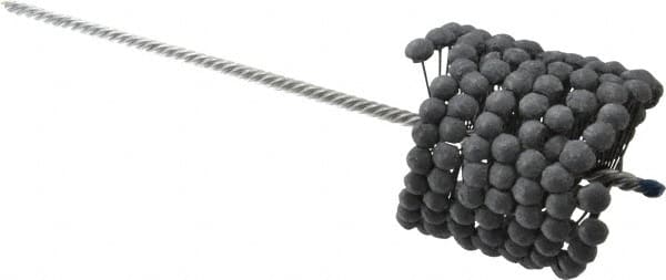 Brush Research Mfg. - 3-1/2" to 3-3/4" Bore Diam, 240 Grit, Silicon Carbide Flexible Hone - Extra Fine, 13-1/2" OAL - Americas Industrial Supply