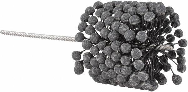 Brush Research Mfg. - 4-3/8" to 4-5/8" Bore Diam, 120 Grit, Silicon Carbide Flexible Hone - Fine, 13-1/2" OAL - Americas Industrial Supply