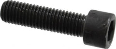 Made in USA - M12x1.75 Metric Coarse Hex Socket Drive, Socket Cap Screw - Grade 12.9 Alloy Steel, Black Oxide Finish, Fully Threaded, 45mm Length Under Head - Americas Industrial Supply