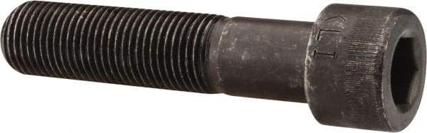 Made in USA - 1/2-20 UNF Hex Socket Drive, Socket Cap Screw - Alloy Steel, Black Oxide Finish, Partially Threaded, 2-1/4" Length Under Head - Americas Industrial Supply
