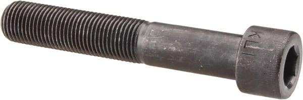 Made in USA - 1/2-20 UNF Hex Socket Drive, Socket Cap Screw - Alloy Steel, Black Oxide Finish, Partially Threaded, 3" Length Under Head - Americas Industrial Supply