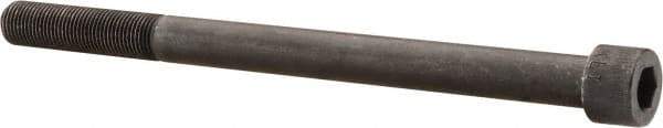 Made in USA - 1/2-20 UNF Hex Socket Drive, Socket Cap Screw - Alloy Steel, Black Oxide Finish, Partially Threaded, 7" Length Under Head - Americas Industrial Supply
