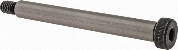 Value Collection - 1/2" Shoulder Diam x 4-1/4" Shoulder Length, 3/8-16 UNC, Hex Socket Shoulder Screw - 8 Alloy Steel, Uncoated, 0.729 to 3/4" Head Diam - Americas Industrial Supply