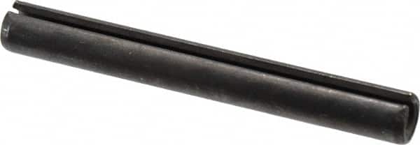 Value Collection - 12mm Diam x 100mm Long Slotted Spring Pin - Grade 1070-1080 Steel, Plain Finish - Americas Industrial Supply