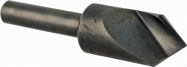 M.A. Ford - 1/2" Head Diam, 1/4" Shank Diam, 1 Flute 82° High Speed Steel Countersink - Americas Industrial Supply