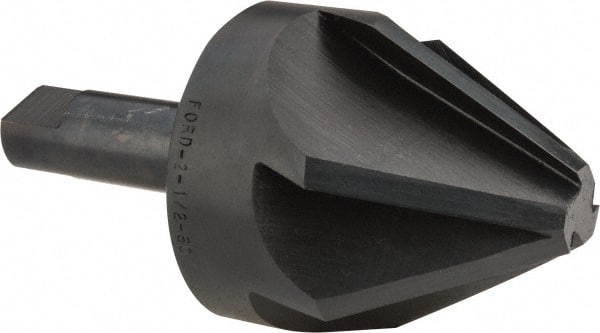 M.A. Ford - 2-1/2" Head Diam, 3/4" Shank Diam, 6 Flute 60° High Speed Steel Countersink - Americas Industrial Supply