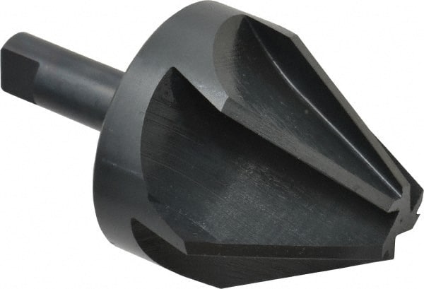 M.A. Ford - 3" Head Diam, 3/4" Shank Diam, 6 Flute 60° High Speed Steel Countersink - Americas Industrial Supply