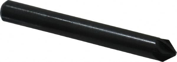M.A. Ford - 1/4" Head Diam, 1/4" Shank Diam, 6 Flute 82° High Speed Steel Countersink - Americas Industrial Supply