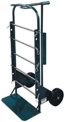 Greenlee - 300 Lb Capacity, 22-1/2" Wide x 23" Long x 47" High Wire Cart - 5 Slot, 15 Spool, Steel - Americas Industrial Supply