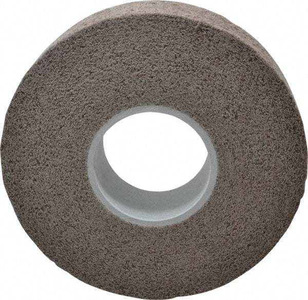 3M - 8" Diam, 2" Face Width, 3" Center Hole, Medium Grade, Aluminum Oxide Deburring Wheel - Convolute, Hard Density 7 Grade, 4,500 RPM - Americas Industrial Supply