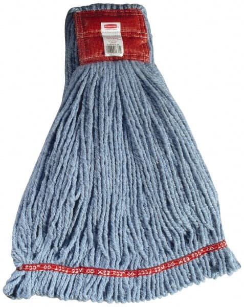 Rubbermaid - 5" Red Head Band, Large Blended Fiber Loop End Mop Head - 4 Ply, Use for General Purpose - Americas Industrial Supply