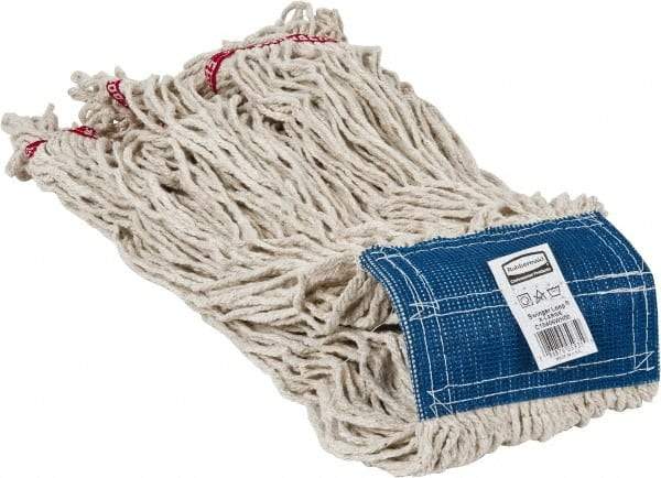 Rubbermaid - 5" Blue Head Band, X-Large Blended Fiber Loop End Mop Head - 4 Ply, Use for General Purpose - Americas Industrial Supply